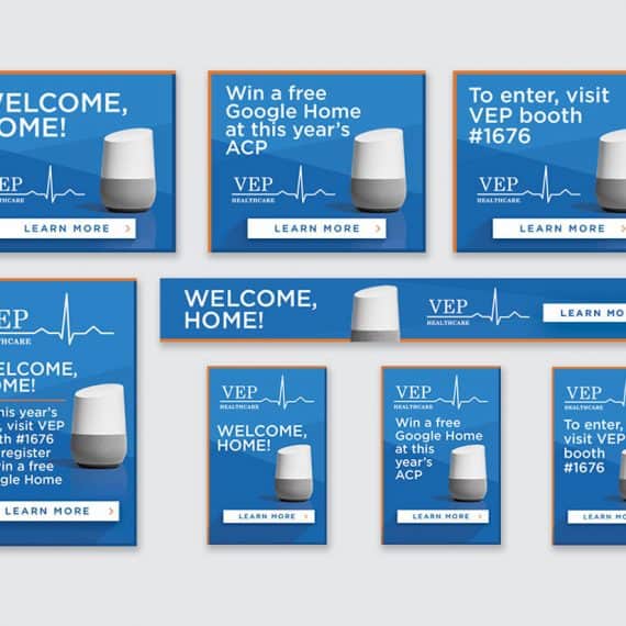 VEP Healthcare programmatic banner ads