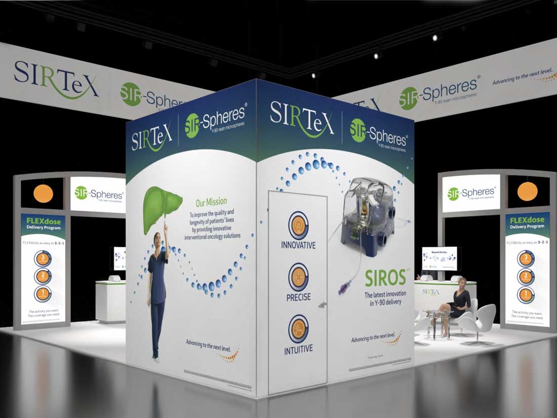 Sirtex convention booth